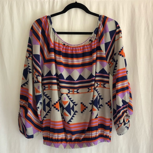 Se Sang Multicolor Aztec Blouse - Picture 6 of 6
